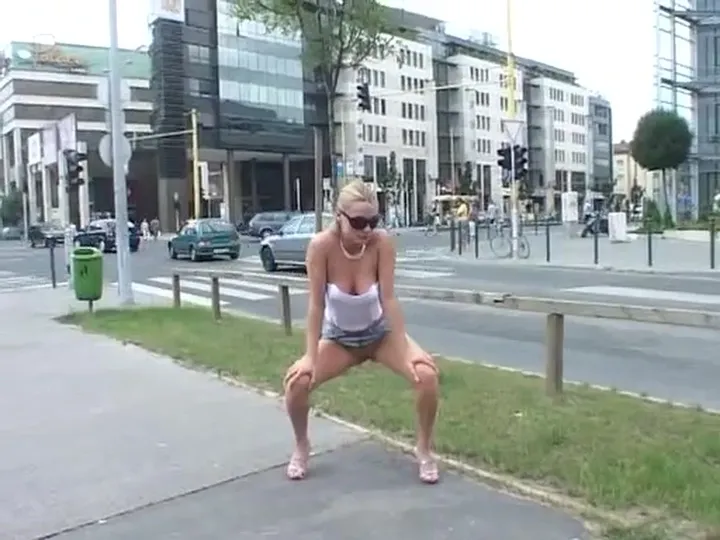 Peeing Czech Girls Take Over Busy Streets - Unfiltered Outdoor - popular scat video at ScatSlave